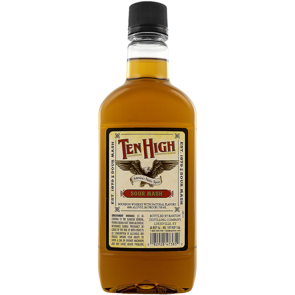 Ten High Bourbon Plastic