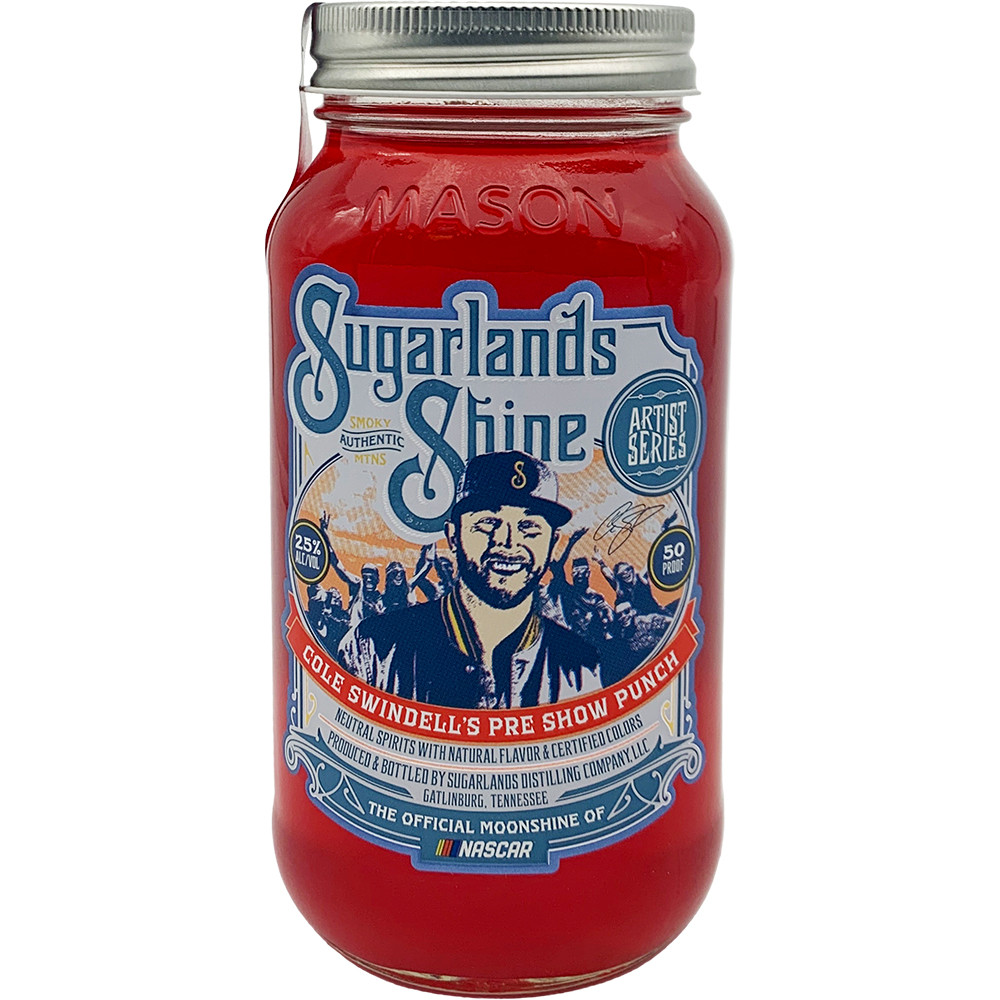Sugarlands Shine Cole Swindell's Pre Show Punch Moonshine Whiskey