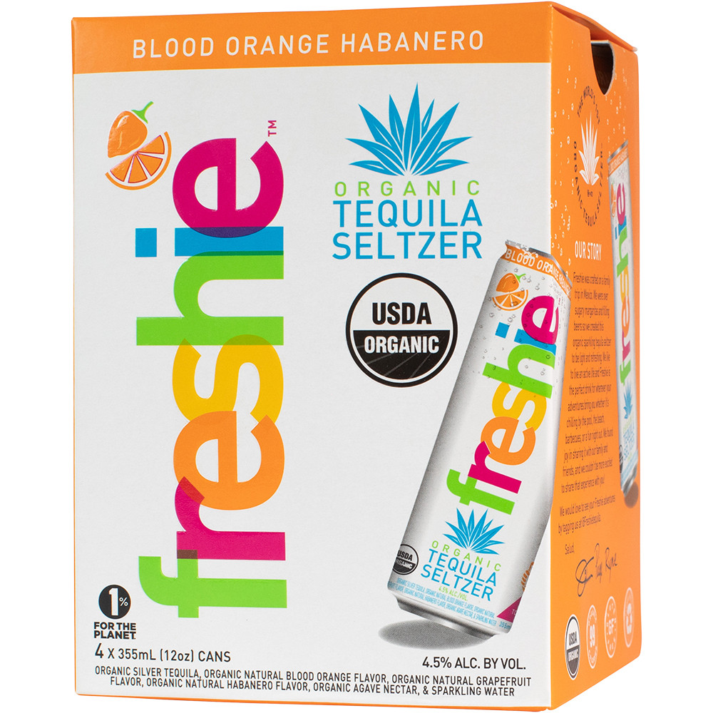 Freshie Organic Blood Orange Habanero Tequila Seltzer