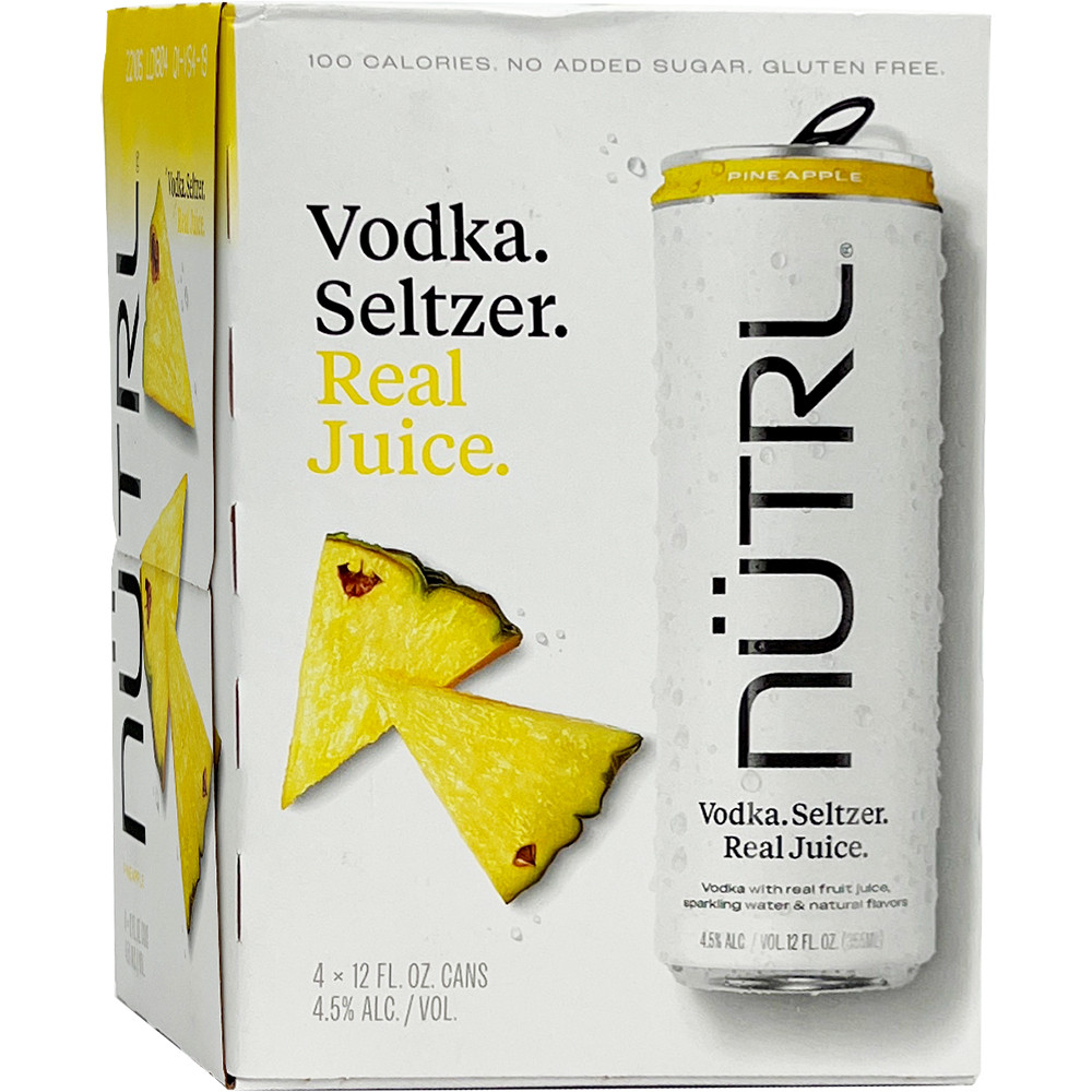 NUTRL Pineapple Vodka Seltzer